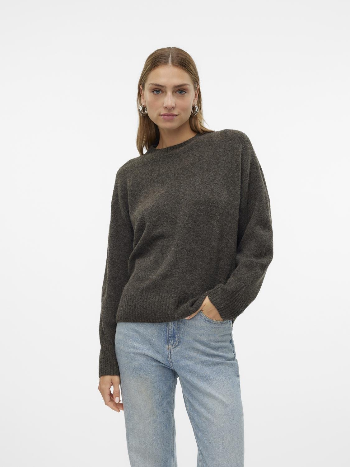 VMBOOM Pullover - Chocolate Torte - VERO MODA & VILA Bergvik